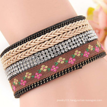 Nepal Ethnic style handmade rope leather bracelet wholesale allibaba.com